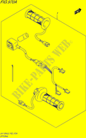 OPÇÕES (GRIP HEATER SET)  (UK110NXL5 P02) para Suzuki ADDRESS 110 2015