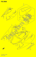 CARREGAMENTO TRASEIRO   CAPOT DE ASSENTO4,P37)) para Suzuki GSX-R 1000 2005