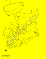 CARREGAMENTO TRASEIRO  (MODELE K2/K3) para Suzuki INTRUDER 1500 2014