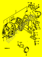 LUZ TRASEIRA (E39) para Suzuki DR 250 1987