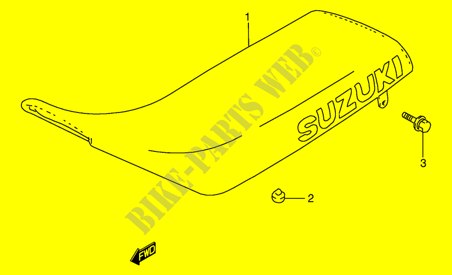 ASSENTO para Suzuki DS 80 1997