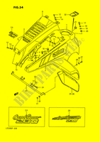 GUARDA LAMAS DIANTEIRO (MODELE H/J/K) para Suzuki QUADSPORT 230 1992