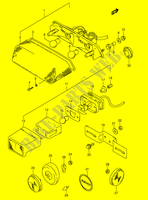 LUZ TRASEIRA (MODELE M/N/P/R/S) para Suzuki DR 800 1991