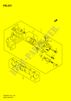CALIBRE TRASEIRO (GSF650L2 E21) para Suzuki BANDIT 650 2014