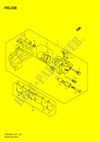 CALIBRE TRASEIRO (GSF650SUAL2 E21) para Suzuki BANDIT 650 2014