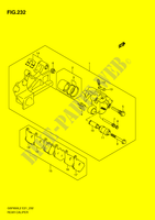 CALIBRE TRASEIRO (GSF650UL2 E21) para Suzuki BANDIT 650 2015