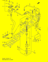 CILINDRO MESTRE TRASEIRO (DL650AL1 E03) para Suzuki V-STROM 650 2011
