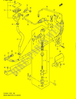 CILINDRO MESTRE TRASEIRO (DL650AL1 E02) para Suzuki V-STROM 650 2012
