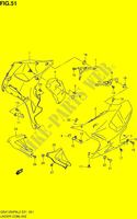 CARENAGEM INFERIOR para Suzuki GSX-F 1250 2014
