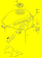 DEPÓSITO DE COMBUSTÍVEL (MODELE P/R/S/T) para Suzuki RF 600 1995