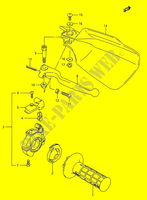 PROTEGE MÃO DIREITA (MODELE K/L/M) para Suzuki RMX 250 1989