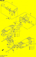 APOIOS DOS PES (VL1500L3 E02) para Suzuki INTRUDER 1500 2013