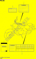 ETIQUETA (VL800BL4 E03) para Suzuki BOULEVARD 800 2014