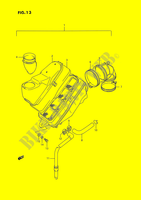 FILTRO DE AR (AVANT)(MODELE H/J/K/L/M/N/P/R) para Suzuki INTRUDER 1400 1992