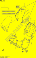 SUPORTE   CARENAGEM DE FAROL (VZR1800ZL2 E33) para Suzuki BOULEVARD 1800 2012